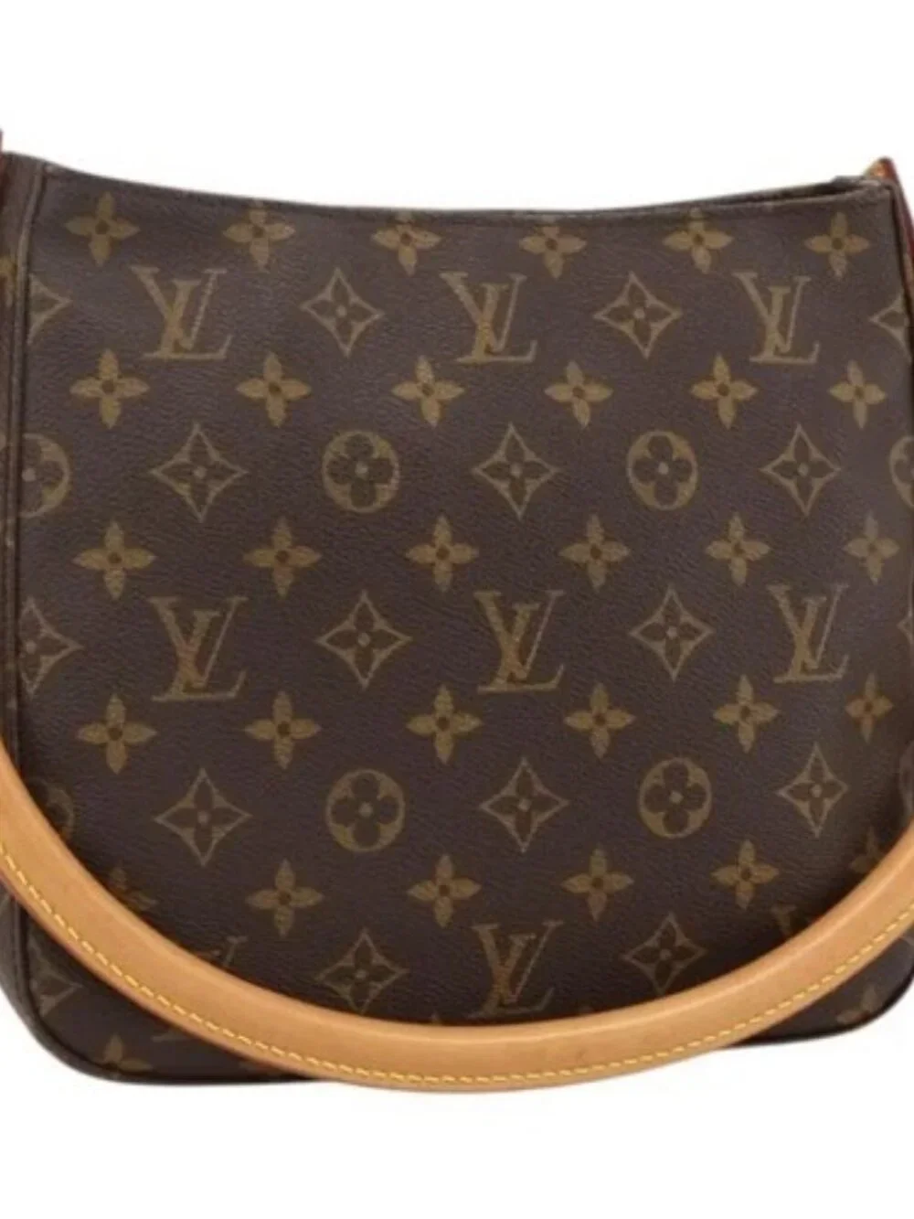 LOUIS VUITTON Monogram Looping MM Shoulder Bag M51146 LV Auth am11375V